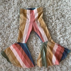 Baby girl striped flares!